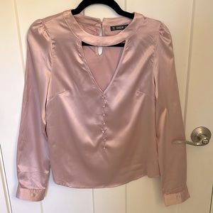 Shein Silk Blouse - Size S